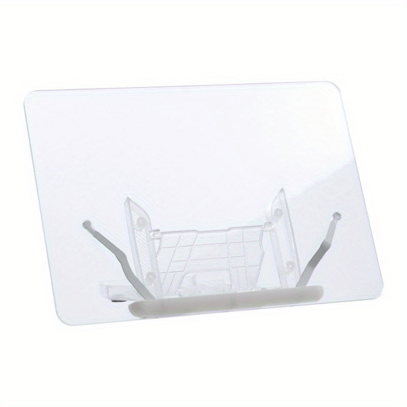 Multi-Functional Acrylic Reading Stand Acrylic Transparent Bookshelf - Multi-Functional Reading Stand for Students, Office Essentials, Lazy Artifact