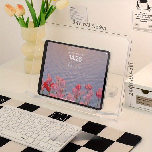 Multi-Functional Acrylic Reading Stand Acrylic Transparent Bookshelf - Multi-Functional Reading Stand for Students, Office Essentials, Lazy Artifact