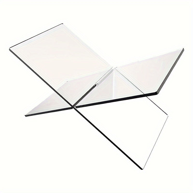 1pc, Newly Upgraded U-Shaped Book Holder, with a More Sturdy U-Shaped Design for Reading, Recipe Placement, Bible Reading, Etc. Acrylic Material Has a Transparent Effect, Simple And Convenient