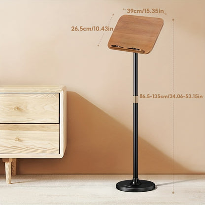 Floor-standing Reading Stand Standing Reading Stand Retractable Bookshelf Desktop Support Rod Picture Book Holder Fixed Book Flip Book Book Stand Piano Score