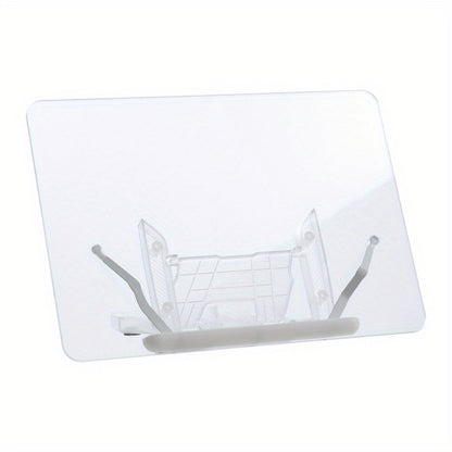 Multi-Functional Acrylic Reading Stand Acrylic Transparent Bookshelf - Multi-Functional Reading Stand for Students, Office Essentials, Lazy Artifact