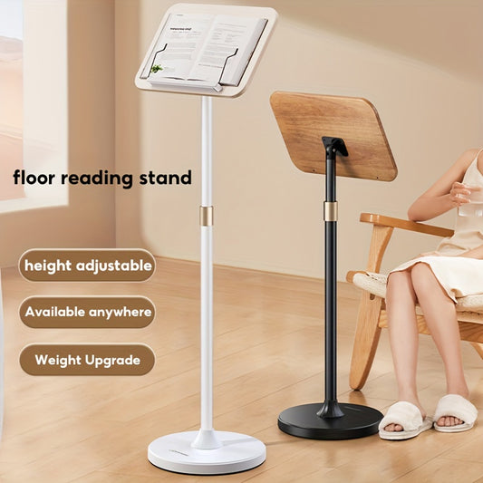Floor-standing Reading Stand Standing Reading Stand Retractable Bookshelf Desktop Support Rod Picture Book Holder Fixed Book Flip Book Book Stand Piano Score