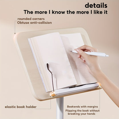 Floor-standing Reading Stand Standing Reading Stand Retractable Bookshelf Desktop Support Rod Picture Book Holder Fixed Book Flip Book Book Stand Piano Score